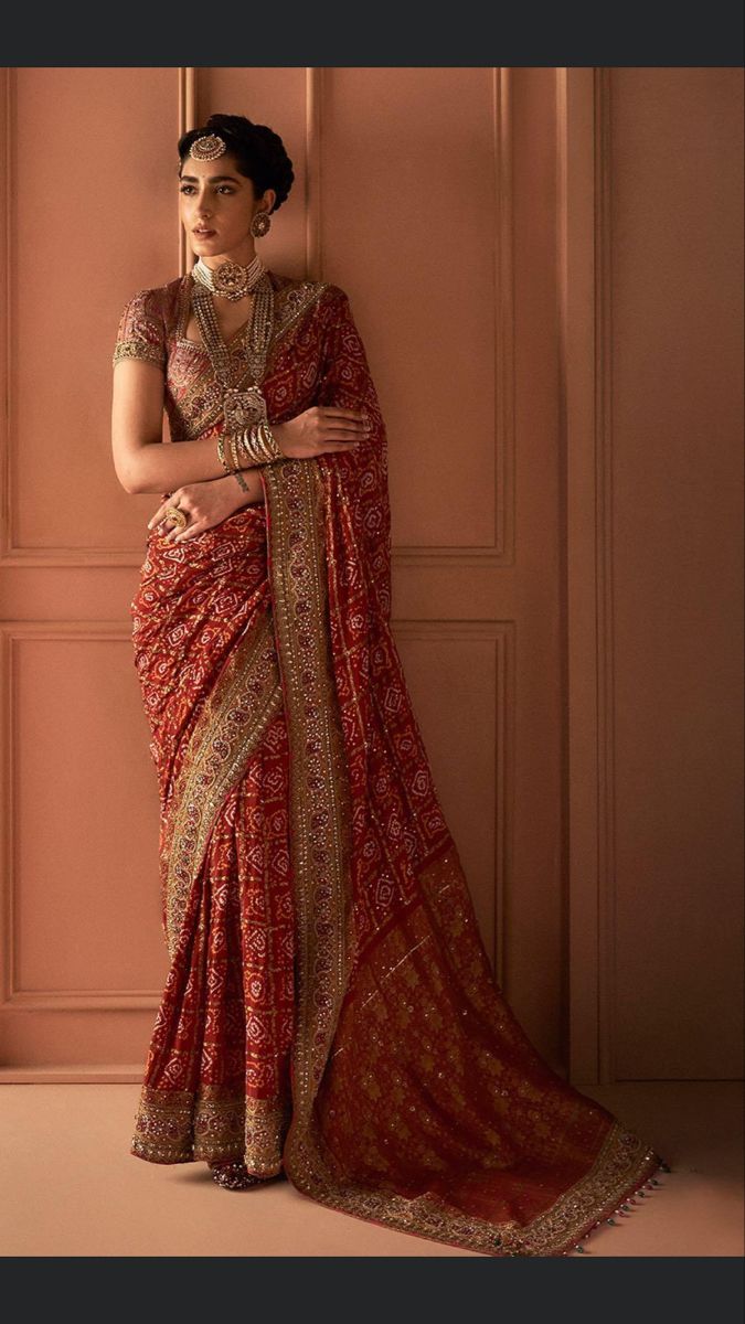 Kamdani work Saree (Unstitched)